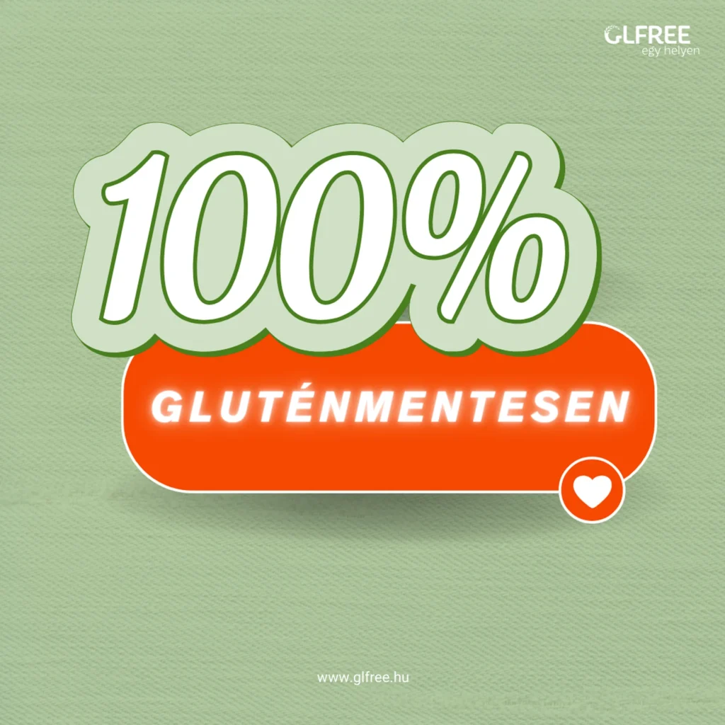 100% gluténmentesen